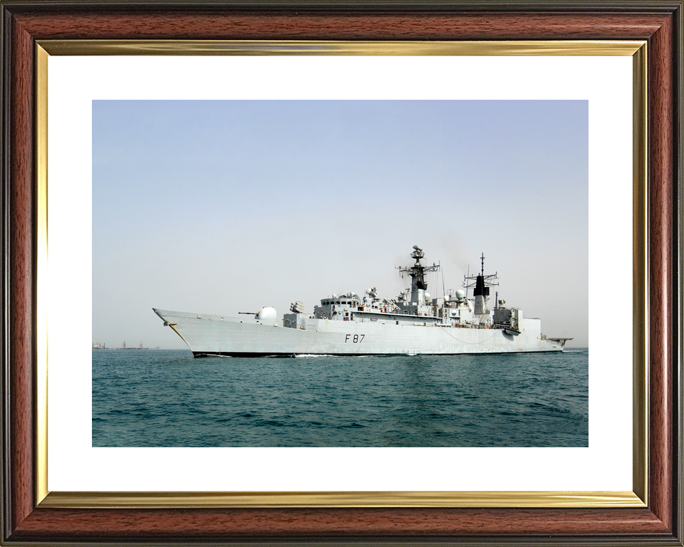 HMS Chatham F87 Type 22 Frigate Iraq May 2008