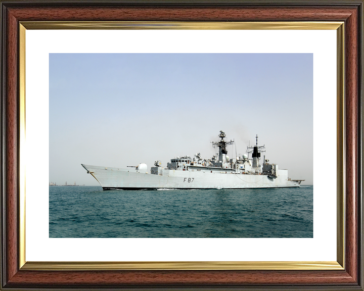 HMS Chatham F87 Type 22 Frigate Iraq May 2008