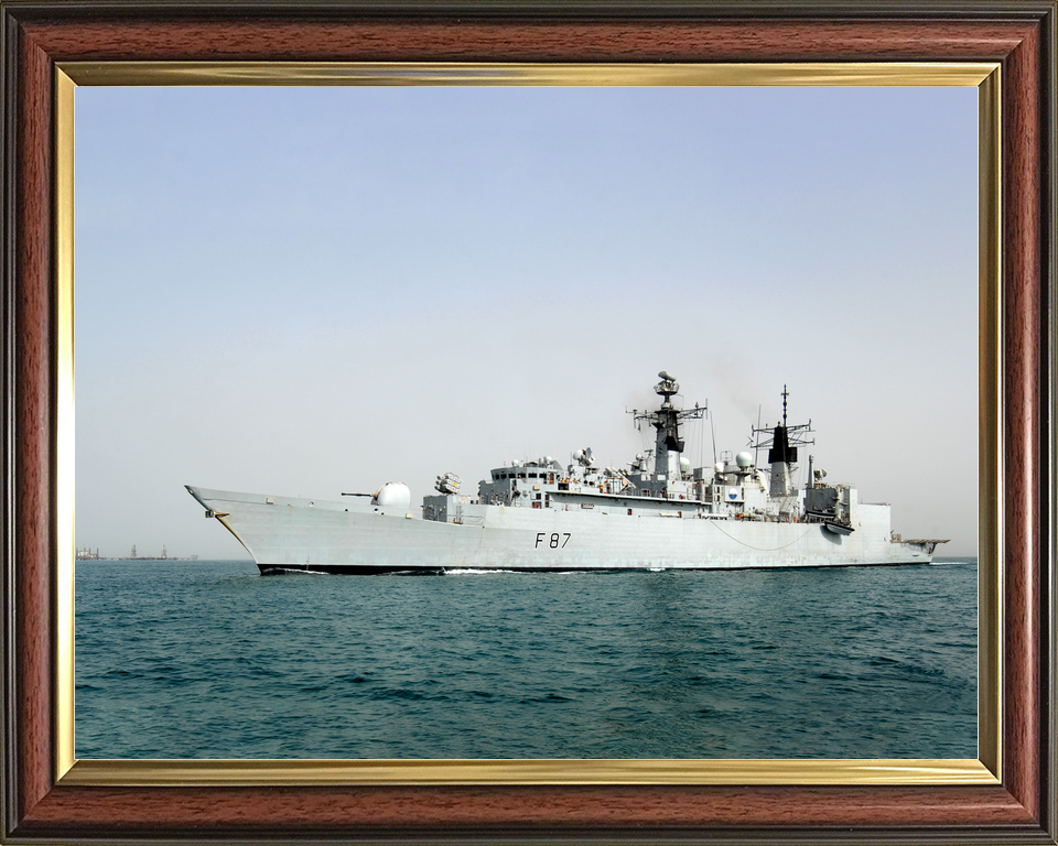 HMS Chatham F87 Type 22 Frigate Iraq May 2008