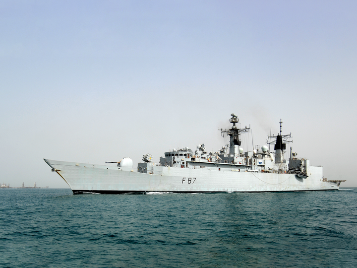 HMS Chatham F87 Type 22 Frigate Iraq May 2008