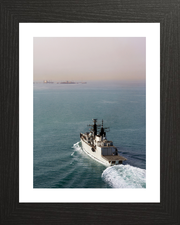 HMS Chatham F87 Type 22 Frigate Off Iraq May 2008