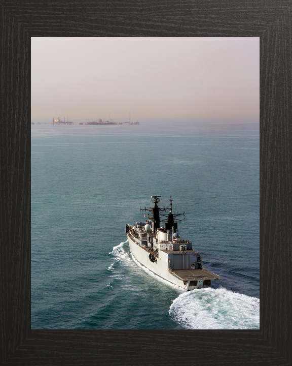 HMS Chatham F87 Type 22 Frigate Off Iraq May 2008
