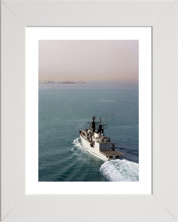 HMS Chatham F87 Type 22 Frigate Off Iraq May 2008