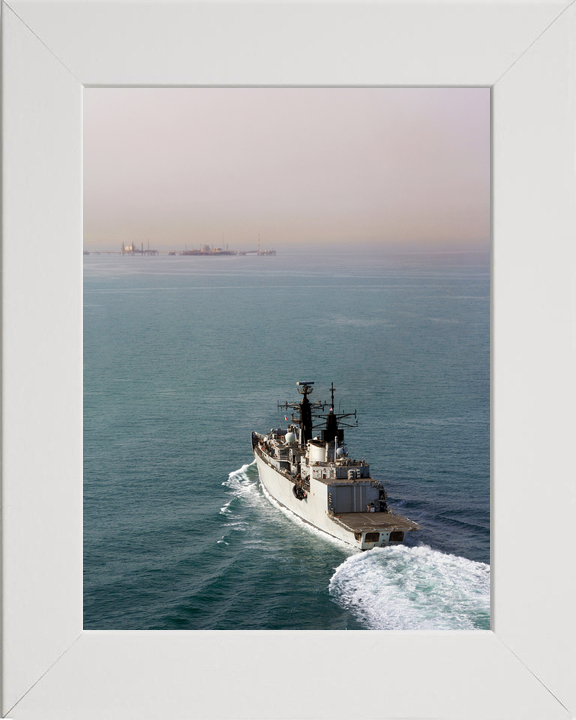 HMS Chatham F87 Type 22 Frigate Off Iraq May 2008