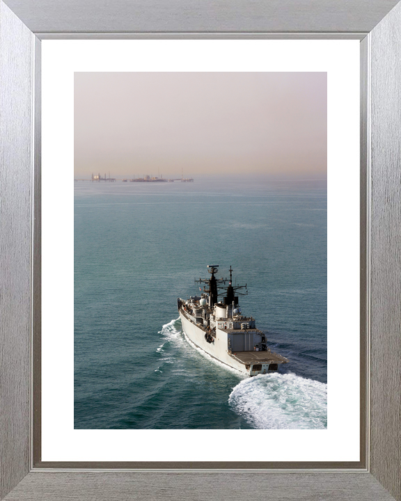 HMS Chatham F87 Type 22 Frigate Off Iraq May 2008