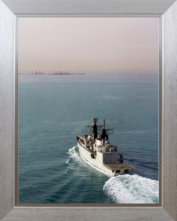 HMS Chatham F87 Type 22 Frigate Off Iraq May 2008