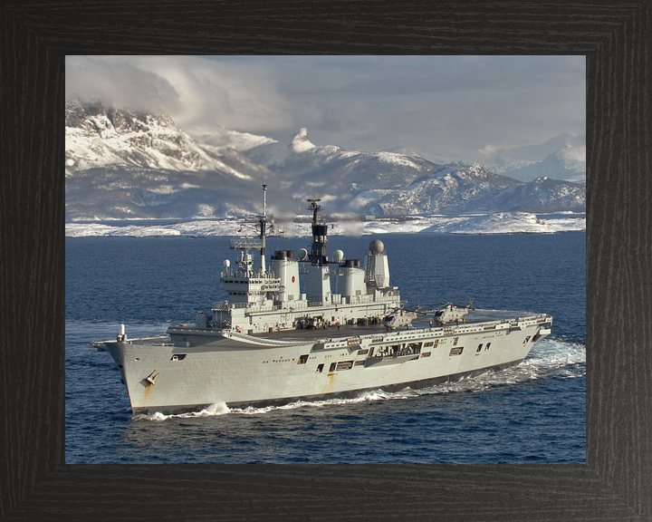HMS Ark Royal R07 Invincible Class Aircraft Carrier Norway 2008