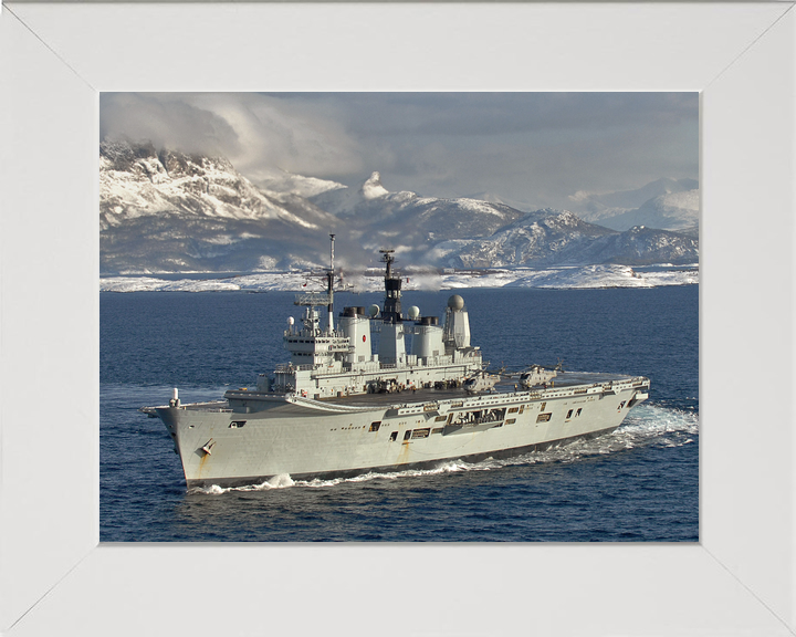 HMS Ark Royal R07 Invincible Class Aircraft Carrier Norway 2008
