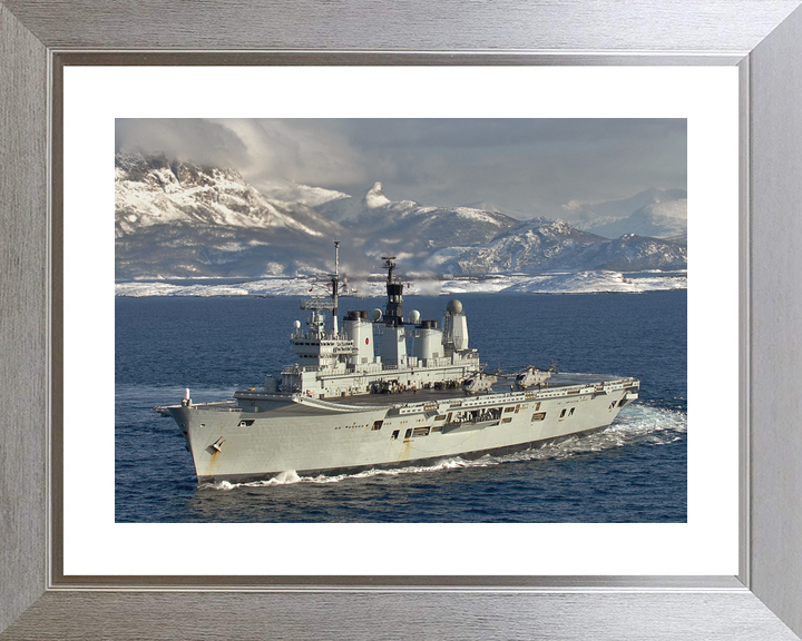 HMS Ark Royal R07 Invincible Class Aircraft Carrier Norway 2008