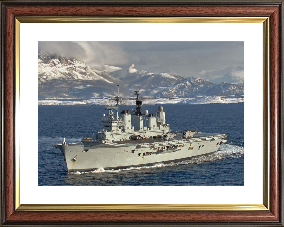 HMS Ark Royal R07 Invincible Class Aircraft Carrier Norway 2008