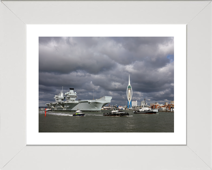 HMS Queen Elizabeth R08 Queen Elizabeth Class Aircraft Carrier Feb 2018