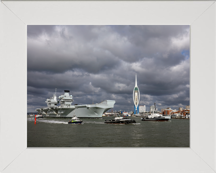 HMS Queen Elizabeth R08 Queen Elizabeth Class Aircraft Carrier Feb 2018