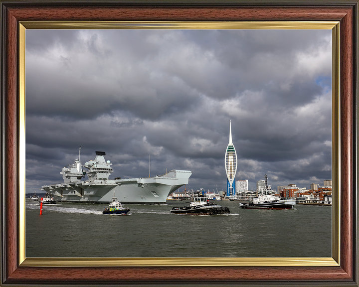 HMS Queen Elizabeth R08 Queen Elizabeth Class Aircraft Carrier Feb 2018