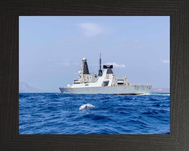 HMS Dragon D35 Type 45 Destroyer April 2026 Off Crete