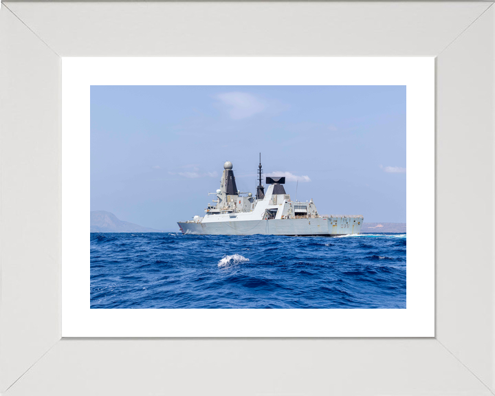 HMS Dragon D35 Type 45 Destroyer April 2026 Off Crete