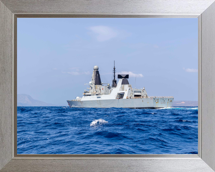 HMS Dragon D35 Type 45 Destroyer April 2026 Off Crete