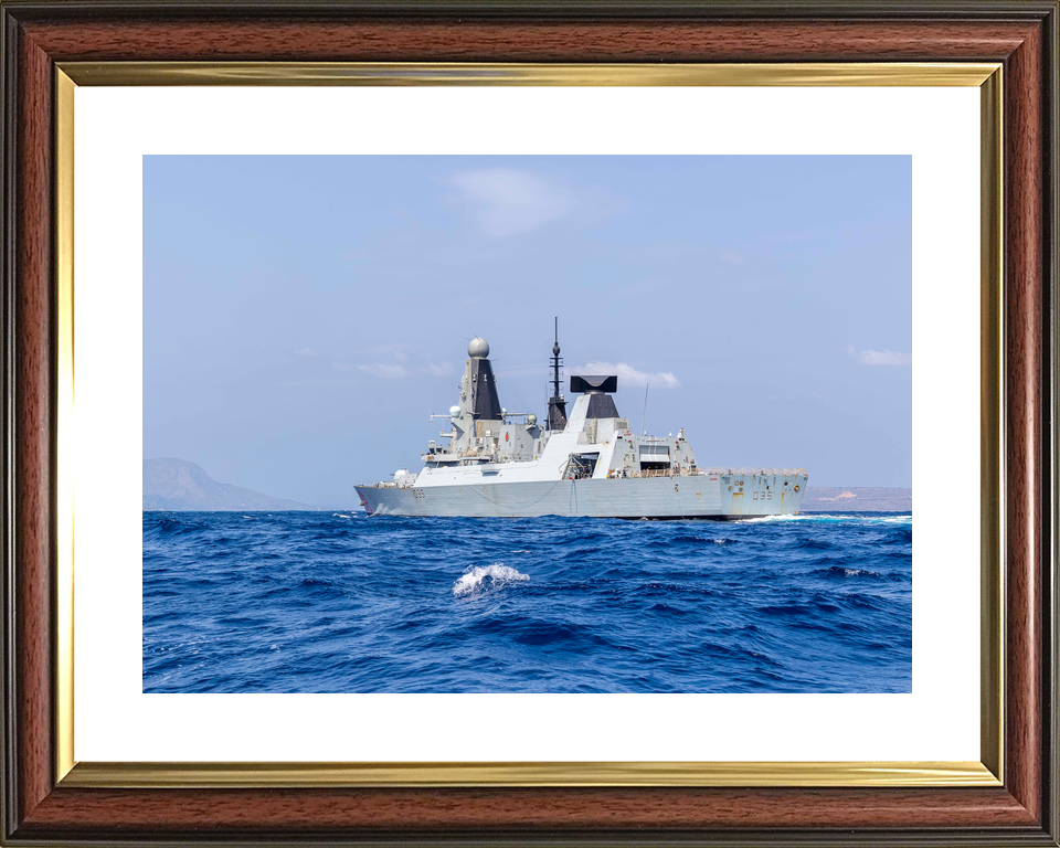 HMS Dragon D35 Type 45 Destroyer April 2026 Off Crete
