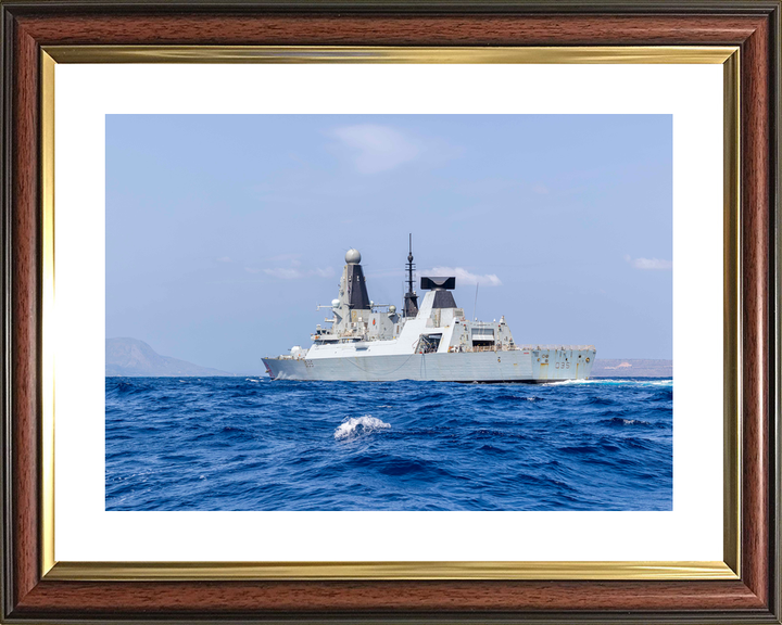 HMS Dragon D35 Type 45 Destroyer April 2026 Off Crete
