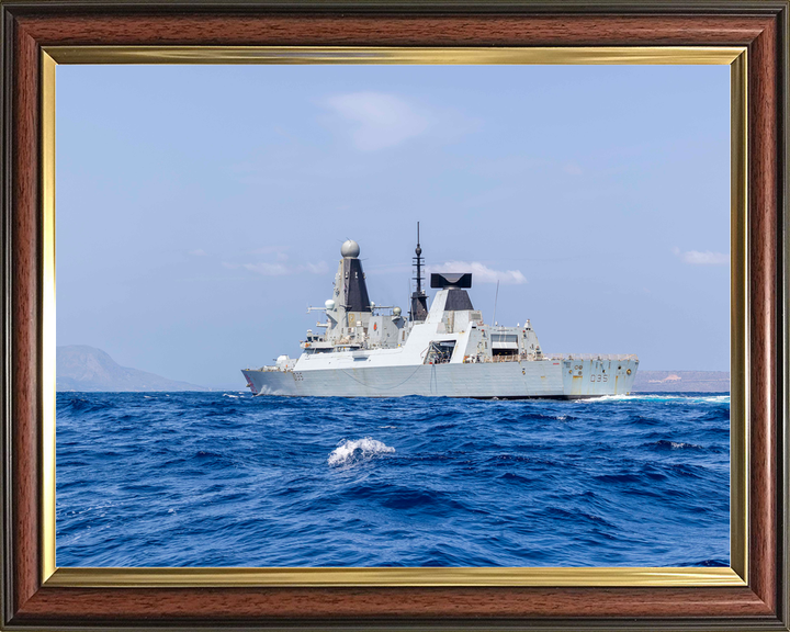 HMS Dragon D35 Type 45 Destroyer April 2026 Off Crete