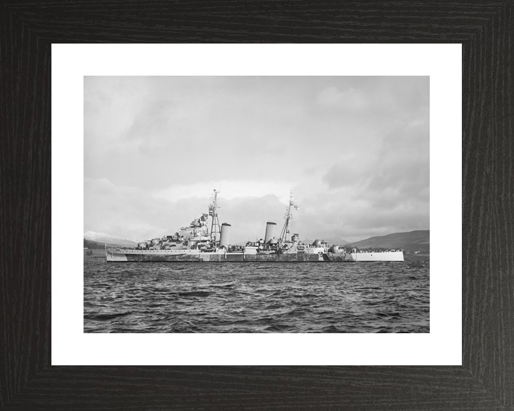 HMS Cleopatra 33 Dido Class Light Cruiser April 1945