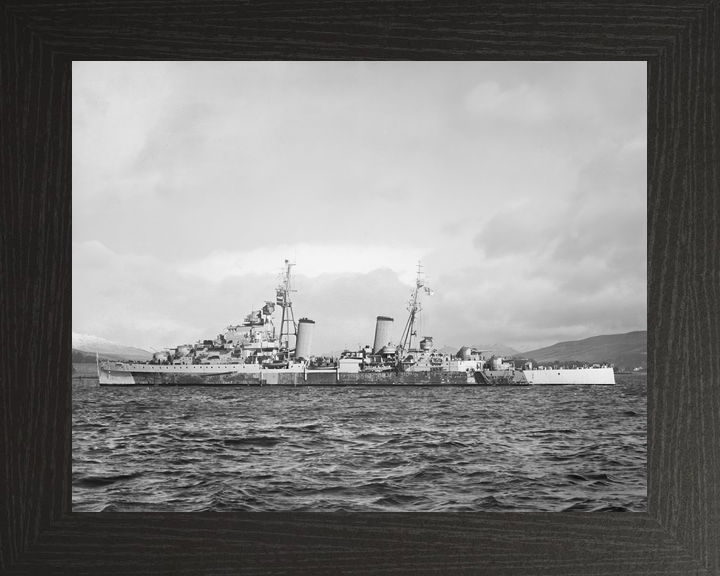 HMS Cleopatra 33 Dido Class Light Cruiser April 1945
