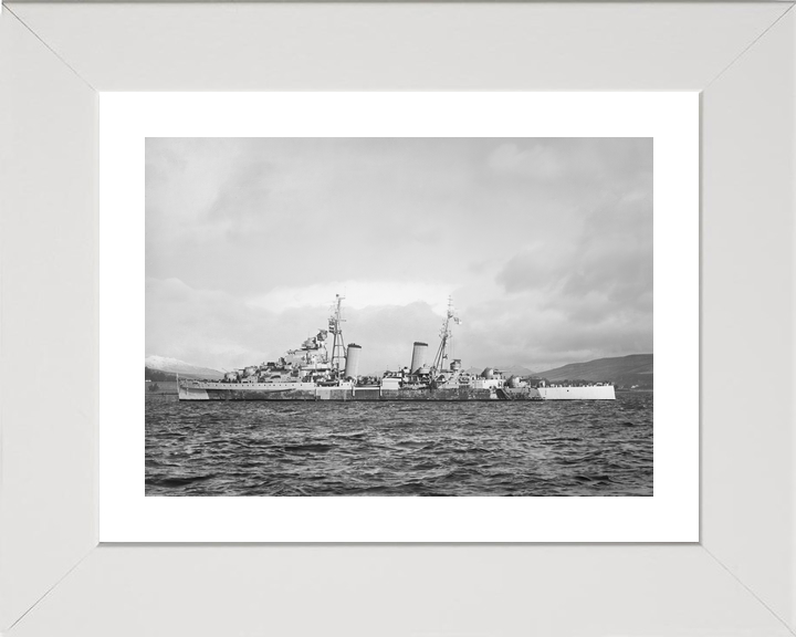 HMS Cleopatra 33 Dido Class Light Cruiser April 1945