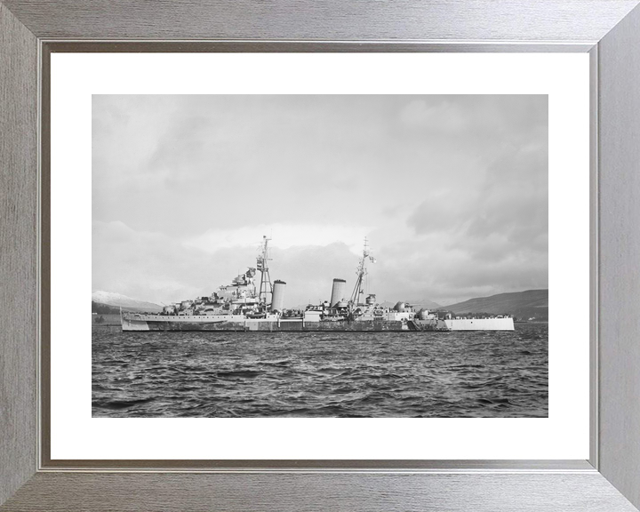 HMS Cleopatra 33 Dido Class Light Cruiser April 1945