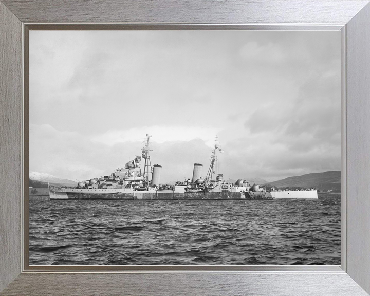 HMS Cleopatra 33 Dido Class Light Cruiser April 1945