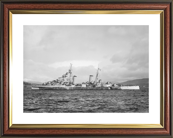 HMS Cleopatra 33 Dido Class Light Cruiser April 1945