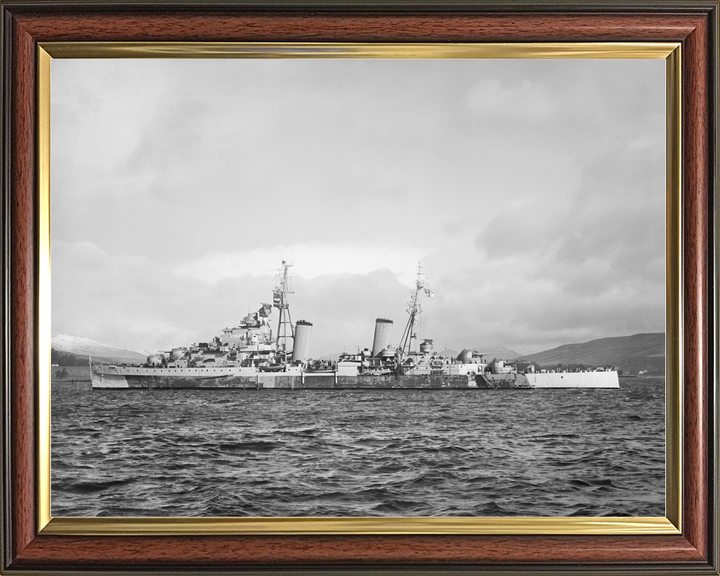 HMS Cleopatra 33 Dido Class Light Cruiser April 1945