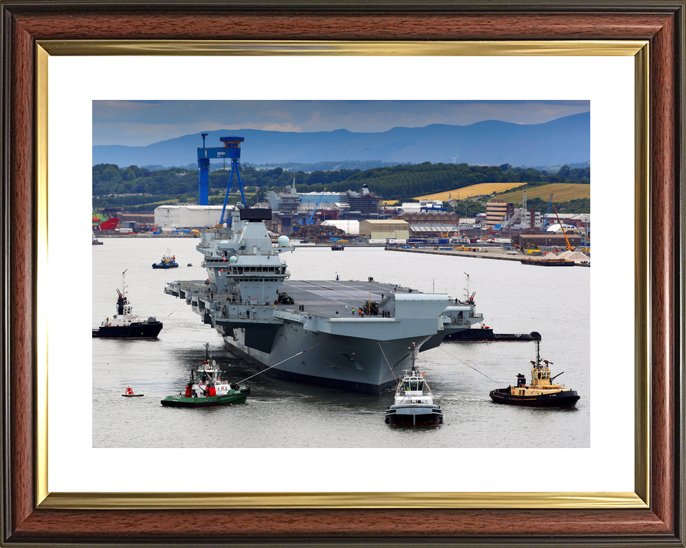 HMS Queen Elizabeth R08 Queen Elizabeth Class Aircraft Carrier June 2017 Rosyth