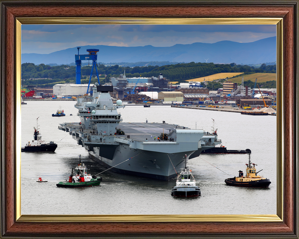 HMS Queen Elizabeth R08 Queen Elizabeth Class Aircraft Carrier June 2017 Rosyth