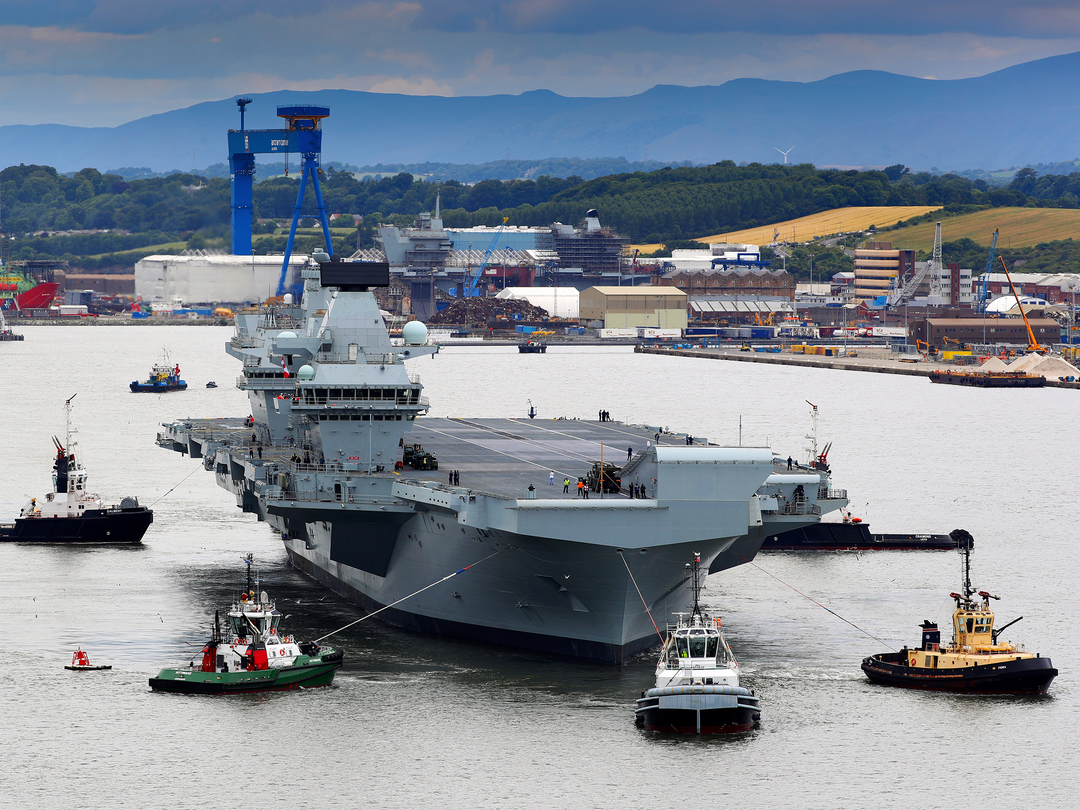 HMS Queen Elizabeth R08 Queen Elizabeth Class Aircraft Carrier June 2017 Rosyth