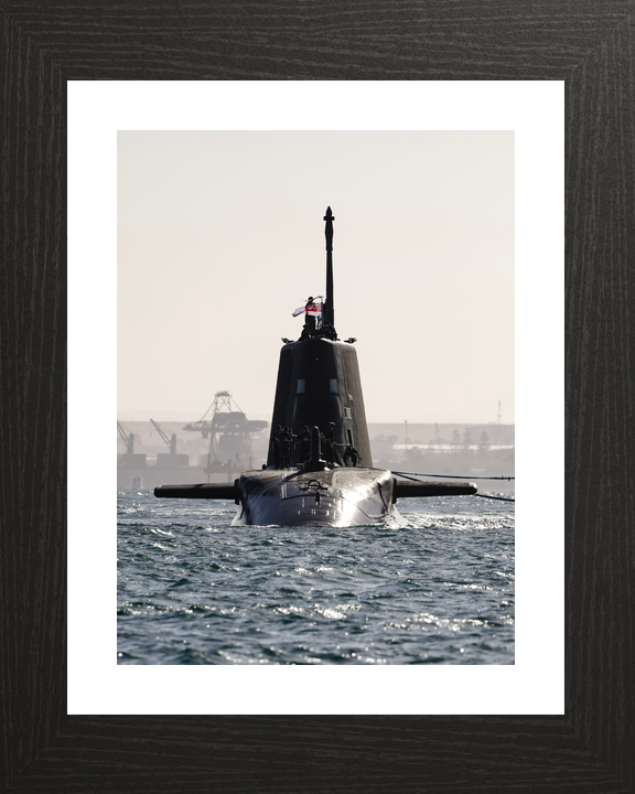 HMS Anson S123 Astute Class Submarine February 2026 Head on