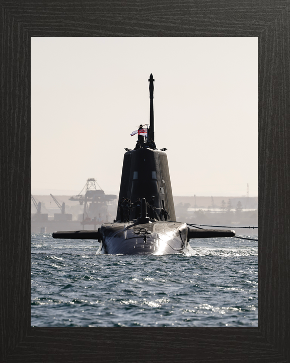 HMS Anson S123 Astute Class Submarine February 2026 Head on