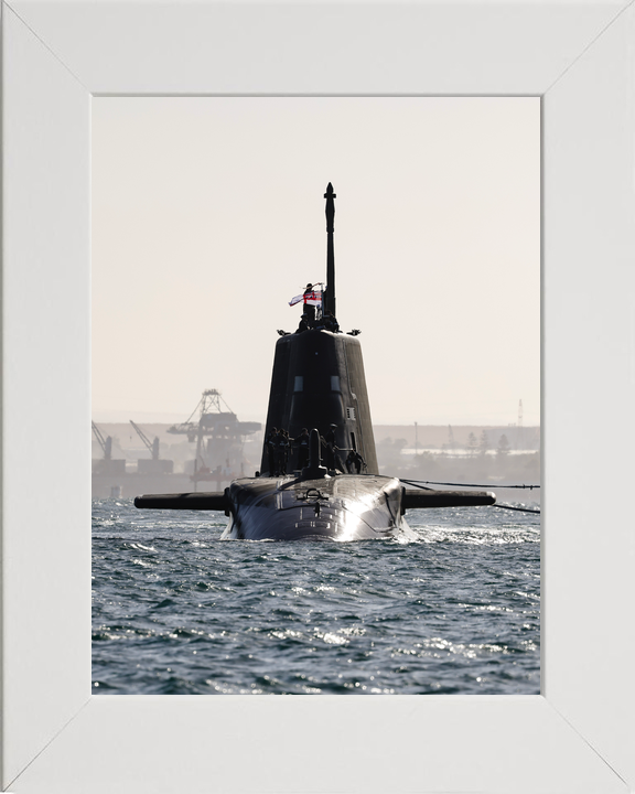HMS Anson S123 Astute Class Submarine February 2026 Head on