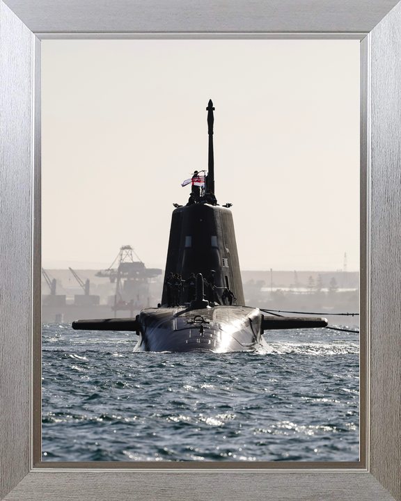 HMS Anson S123 Astute Class Submarine February 2026 Head on