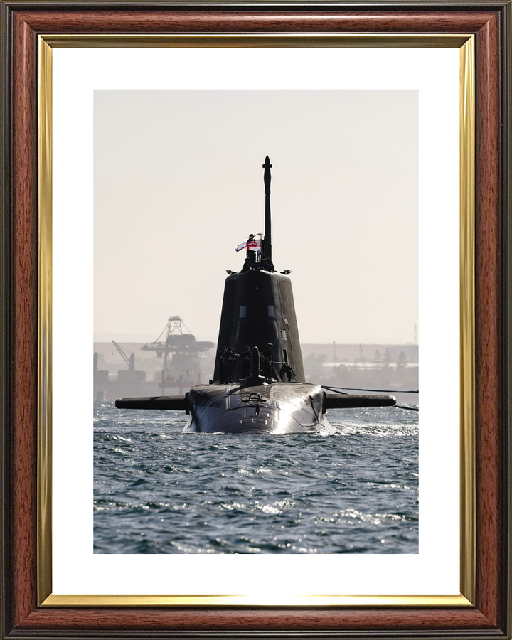 HMS Anson S123 Astute Class Submarine February 2026 Head on