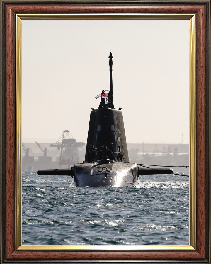 HMS Anson S123 Astute Class Submarine February 2026 Head on