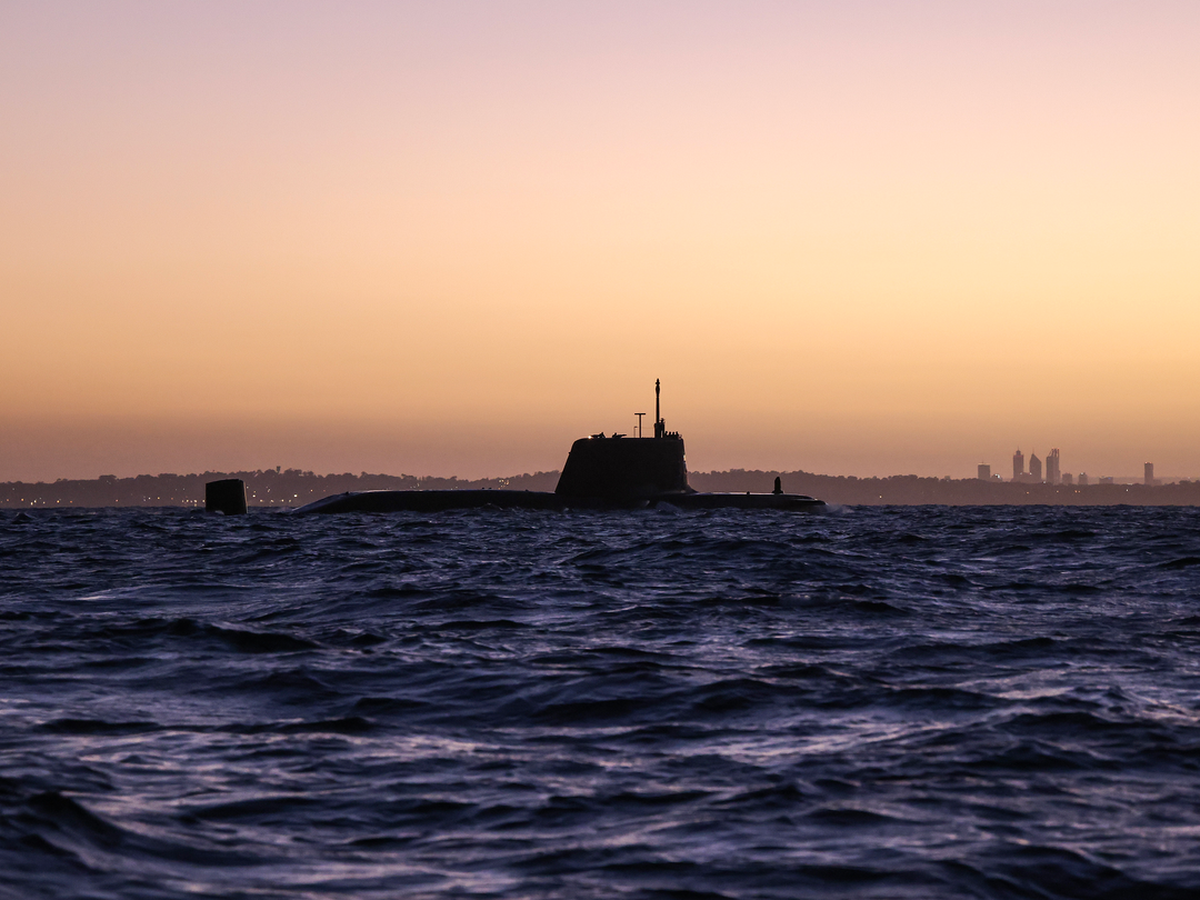 HMS Anson S123 Astute Class Submarine February 2026 Perth