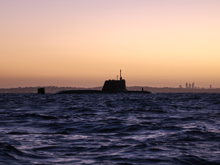 HMS Anson S123 Astute Class Submarine February 2026 Perth