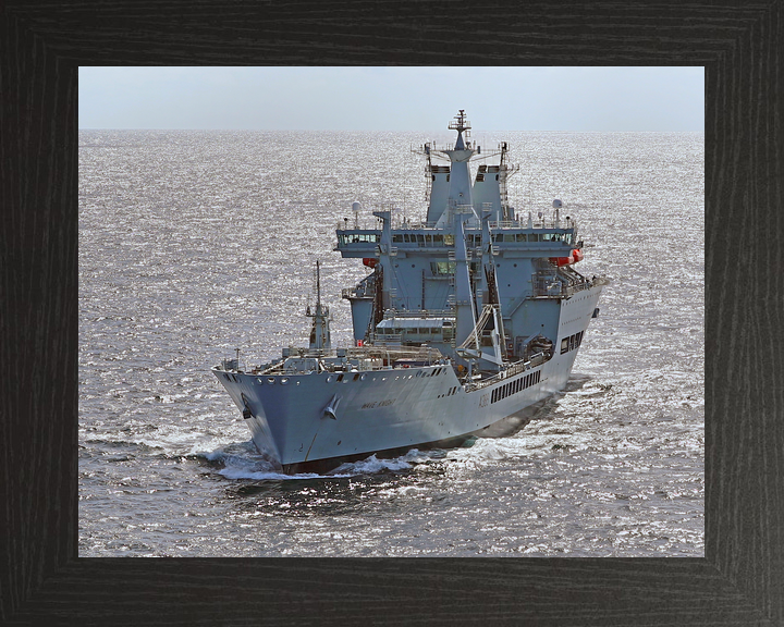 RFA Wave Knight A389 Wave Class Tanker June 2017 High Port Bow View