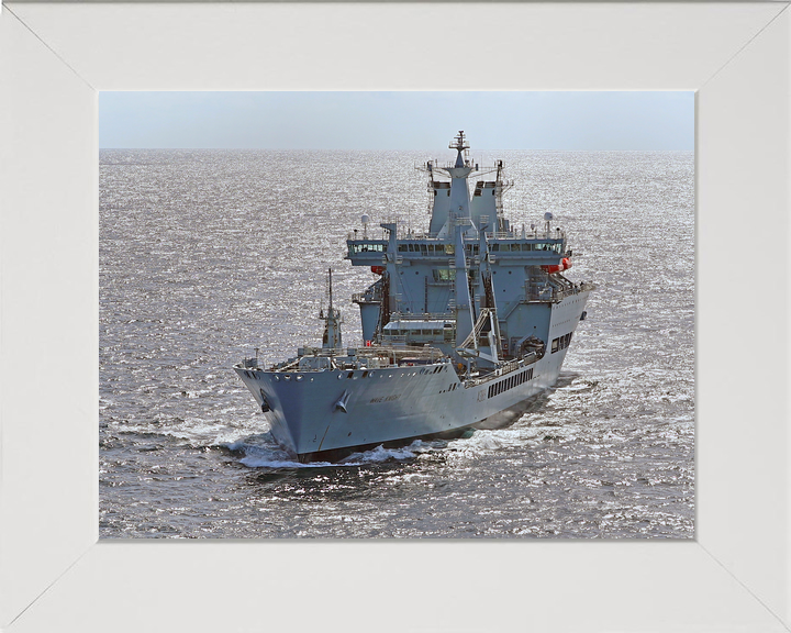 RFA Wave Knight A389 Wave Class Tanker June 2017 High Port Bow View
