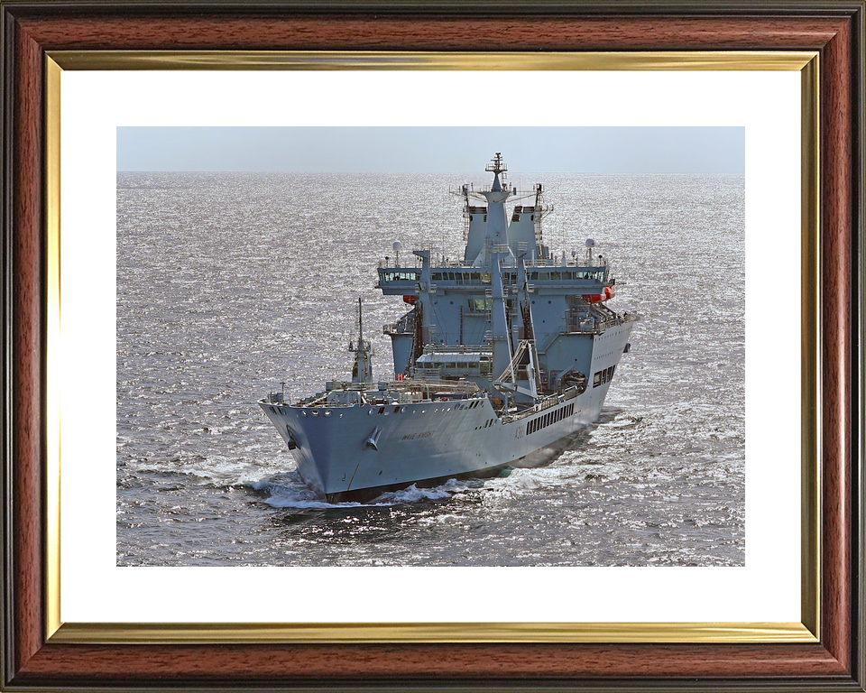 RFA Wave Knight A389 Wave Class Tanker June 2017 High Port Bow View