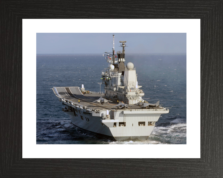 HMS Ark Royal R07 Invincible Class Aircraft Carrier March 2010 Port Quarter
