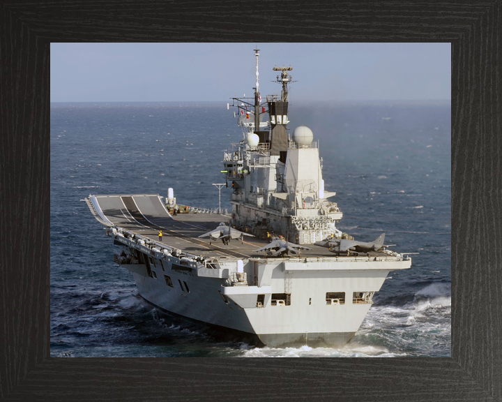 HMS Ark Royal R07 Invincible Class Aircraft Carrier March 2010 Port Quarter
