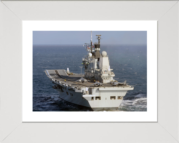 HMS Ark Royal R07 Invincible Class Aircraft Carrier March 2010 Port Quarter