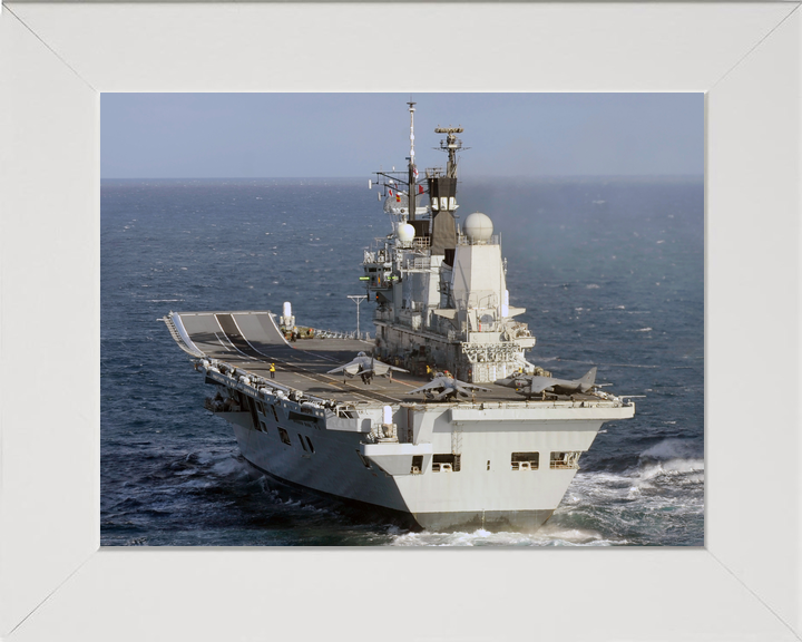 HMS Ark Royal R07 Invincible Class Aircraft Carrier March 2010 Port Quarter