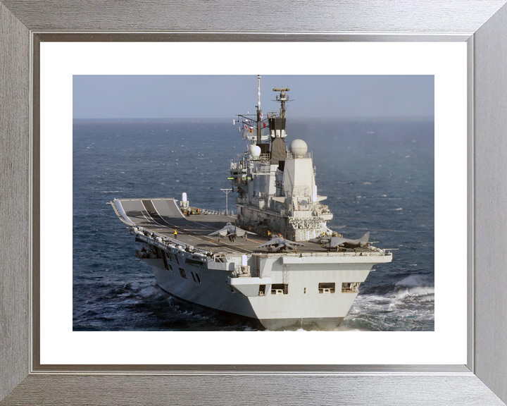 HMS Ark Royal R07 Invincible Class Aircraft Carrier March 2010 Port Quarter