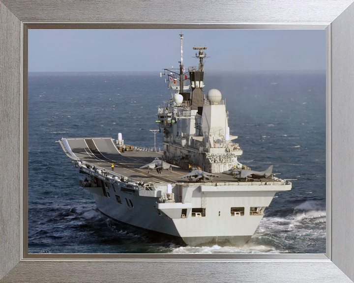 HMS Ark Royal R07 Invincible Class Aircraft Carrier March 2010 Port Quarter